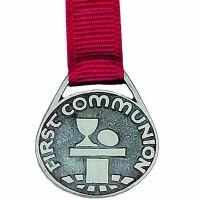 1st First Communion Pewter Bookmark with Ribbon - (Pack of 2)