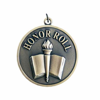 2 1/4in. Honor Roll Award Medallion with Ribbon - (Pack of 2) -  - TM1472