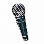 3/4in. Black - Silver Microphone Pin 1/4in. Post - Clutch Back 2Pk