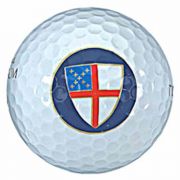 3 Wilson Titanium Golf Balls printed w/Episcopal Shield - (Pack of 2)
