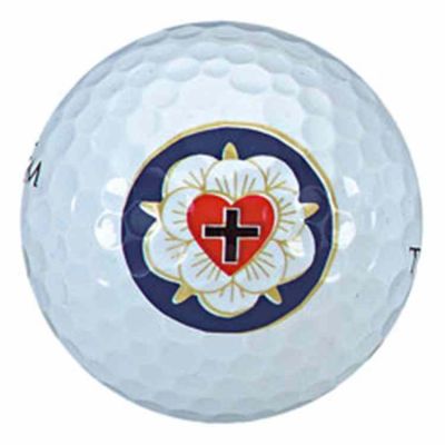3 Wilson Titanium Golf Balls printed w/Luther Rose Emblem - 2Pk -  - Golf-41