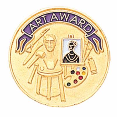 7/8in. Gold Plated Art Award Pin - (Pack of 2) -  - TBR475C