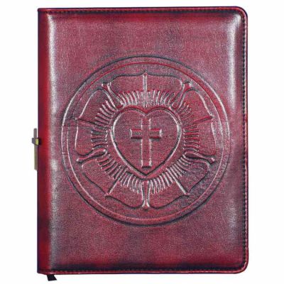 Lutheran Seal Personal Leather Journal Elastic Band Secured -  - PJ-05
