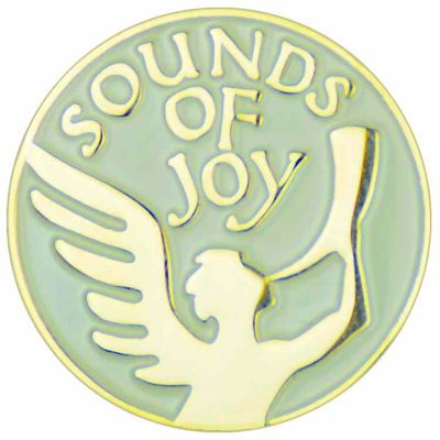 A Joyful Sound, Angel w/Enamel Colors Lapel Pin - (Pack of 2) -  - B-80
