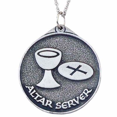Altar Server Pewter Pendant with 24 inch Chain - (Pack of 2) -  - 907