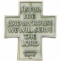 As For Me & My House...House Blessing Wall Plaque - (Pack of 2)