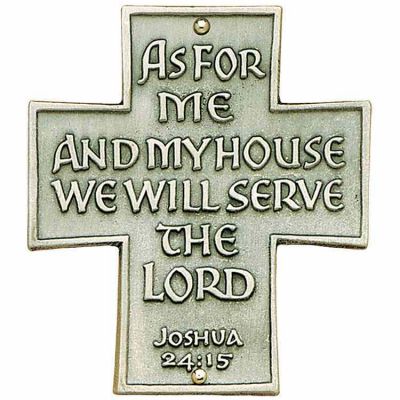 As For Me & My House...House Blessing Wall Plaque - (Pack of 2) -  - P-97