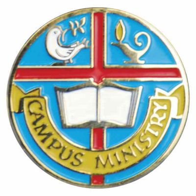 Campus Ministry Gold Plated & Enameled Lapel Pin - (Pack of 2) -  - B-12