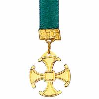 Canterbury Gold Plated Cross With Ribbon - (Pack of 2)