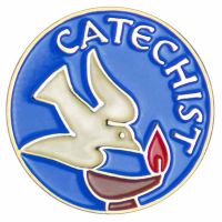 Catechist Gold Plated /Enameled Lapel Pin 1/4in. Post/ Clutch Back 2Pk