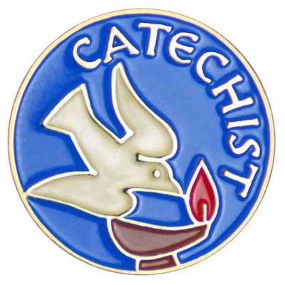 Catechist Gold Plated /Enameled Lapel Pin 1/4in. Post/ Clutch Back 2Pk -  - B-17