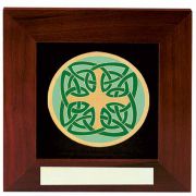 Celtic 8x8in. Cherry Wood Framed Wall Art with Gift Box