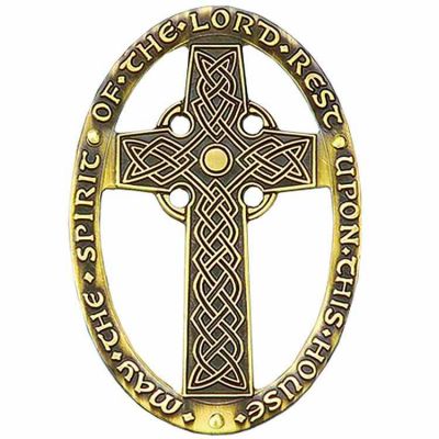 Celtic Cross House Blessing Bronze Wall Plaque - (Pack of 2) -  - 257