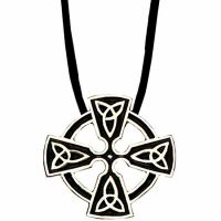Celtic Trinity Circle of Life Necklace Pendant w/Cord