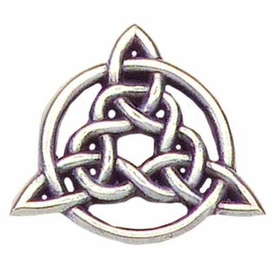 Circle of Life Trinity Knot Antiqued Silver Plated Lapel Pin - 2Pk -  - P-171-PIN