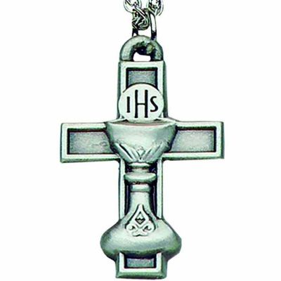 Communion Cross & Church Altar Chalice Pendant - (Pack of 2) -  - P-02