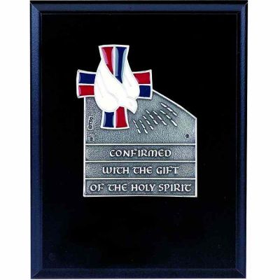 Confirmation Plaque - Solid Cast Pewter With Inlaid Enamel -  - 111