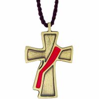 Deacon Cross - The Passion & Fire Pendant Necklace w/Cord - 2Pk