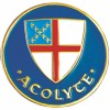 2 Pack -Episcopal Shield Acolyte Gold Plated & Enameled Lapel Pin 2 Pack -Episcopal Shield Acolyte Gold Plated & Enameled Lapel Pin