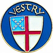 Episcopal Vestry Gold Plated & Enameled Lapel Pin - (Pack of 2)