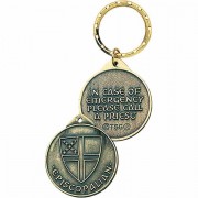 2 Pack -Episcopalian Identity Bronze with Antique Detailing Keytag