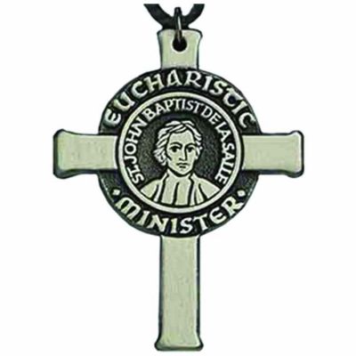 Eucharistic Minister 2 1/2 inch Cross Pendant Necklace w/ Cord - 2Pk -  - 18143-EM
