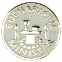 Eucharistic Minister Enameled Lapel Pin 1/4in. Post / Clutch Back 2Pk