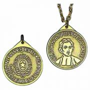 Founder's Bronze Two Sided Design Medal w/Chain - (Pack of 2)