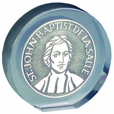 Founder s Medallion Embedded in Lucite with Gift Box -  - 987