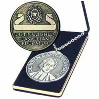 Founder's Saint John Baptist De LaSalle 3in. Medal (Educator/Chain)