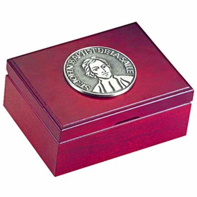 Founders Embellished Cherry Wood Keepsake Box -  - CH-107-BOX