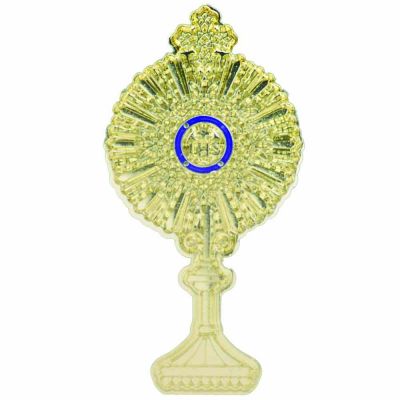 Gold Monstrance Lapel Pin 1/4in. Post & Clutch Back - (Pack of 2) -  - B-116