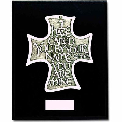I Have Called You by Your Name, You are Mine. Cross Wall Plaque -  - M-204-PLQ