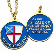 2 Pack -Identity Gold Plated & Enameled Pendant w/Chain 2 Pack -Identity Gold Plated & Enameled Pendant w/Chain