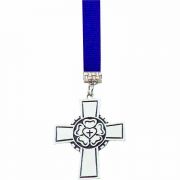 Luther Rose Bookmark - Charm on Purple Ribbon - (Pack of 2)