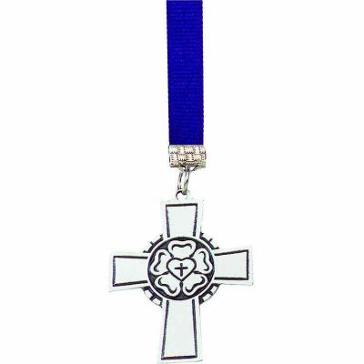 Luther Rose Bookmark - Charm on Purple Ribbon - (Pack of 2) -  - P-144-BK