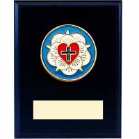 Luther's Seal Enameled Bronze 6x8 Plaque