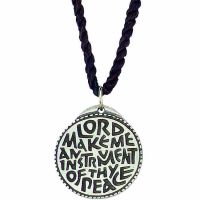 Make Me an Instrument Pewter Pendant w/ Cord - (Pack of 2)
