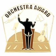 Orchestra Award Gold Plated & Enameled Pin - (Pack of 2)