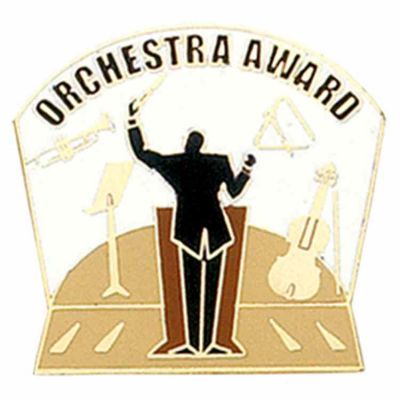 Orchestra Award Gold Plated & Enameled Pin - (Pack of 2) -  - TBR570C