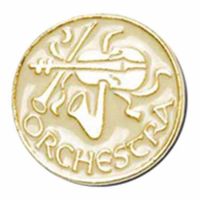 Orchestra Lapel Pin 1/4in. Post and Clutch Back - (Pack of 2)