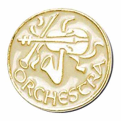 Orchestra Lapel Pin 1/4in. Post and Clutch Back - (Pack of 2) -  - B-78-Q