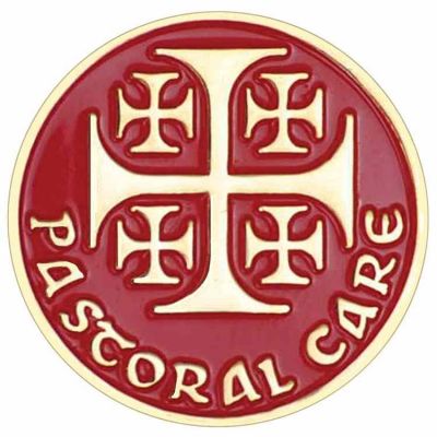 Pastoral Care Gold Plated & Red Enamel Lapel Pin - (Pack of 2) -  - A-32