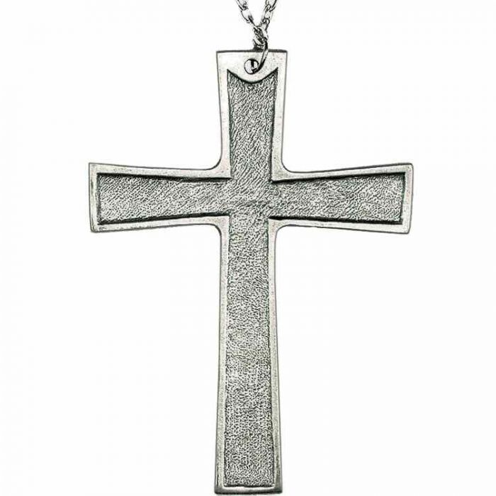 1/4in. Pectoral Cross Necklace w/Chain