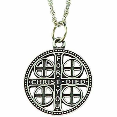 Pewter Episcopal Church Service Cross w/Chain -  - P-07