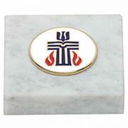Presbyterian Medallion Paperweight 3x3 Marble Base