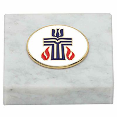 Presbyterian Medallion Paperweight 3x3 Marble Base -  - P-1066