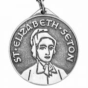 Saint Elizabeth Seton Pendant Necklace w/Chain - (Pack of 2)