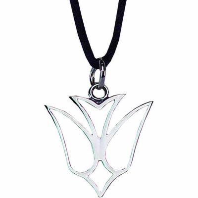 Stainless Steel Descending Dove Necklace Pendant w/Cord -  - J-21