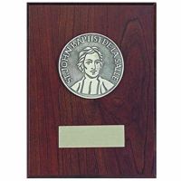 The Founder's 3in. Pewter Medallion on 6x8 Plaque